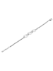 Adeliás Damen Armband aus Edelstahl 16+3 cm in silber