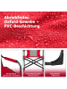 COSTWAY Campingstuhl mit Seitentisch in Rot
