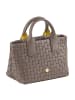 DuDu Ibiza Handtasche Leder 22 cm taupe