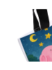 Mr. & Mrs. Panda Tasche Schwein Glück Design ohne Spruch in Weiß