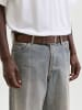 Jack & Jones Ledergürtel in Brown Stone