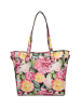 Nobo Bags Shopper Flowers in schwarz