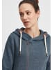 Oxmo Kapuzensweatjacke in blau