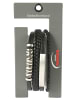 Adeliás Herren Armband – Lederarmband aus Leder 21 cm in schwarz