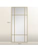 HOMCOM Wandspiegel-110L x 2B x 50H cm-Gold