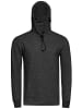 Rusty Neal Kapuzen-Sweatshirt mit Gesichtsbedeckung in Anthrazit