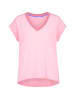 LAURASØN Shirt in neon hibiskus