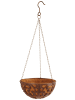 Esschert Design 2er-Set: Blumenampel in Braun