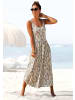 Vivance by Lascana Midikleid in beige-bedruckt