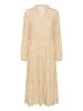 SAINT TROPEZ Kleid EdaSZ Lockere Passform in Creme Black Mini Dots