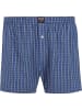 Charles Colby 2er Pack Boxershorts LORD MANUS in blau dunkelblau kariert