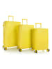 Heys HiLite 4 Rollen Kofferset 3-teilig mit Dehnfalte sunburst yellow