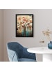 MuchoWow Poster mit Leiste Stilvoller Baum