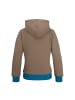 Trollkids Hoodie Pullover mit Kapuze "Troll" in Mokkabraun/Atlantisblau