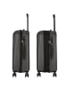 Polestream Moonrock 4 Rollen Trolley M 69 cm mit Dehnfalte black brushed