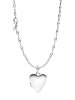 Pandora Damen-Halskette Aufklappbares Herz Anhänger Geschenk-Set Silber