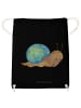 Mr. & Mrs. Panda Rucksack-Beutel Schnecke Sir ohne Spruch in Schwarz