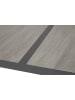 ebuy24 Gartentisch Komma Schwarz 195 x 90 cm
