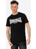 Lonsdale T-Shirt "Fulwood T-Shirt Normale Passform" in Schwarz
