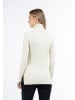 DreiMaster Klassik Strick Rollkragenpullover in Hellbeige