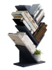 VCM  Holz Aufbewahrung Stand Regal Bücher Nulis L in Anthrazit