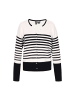 DreiMaster Vintage Women Cardigan in offwhite black