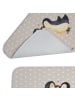 Mr. & Mrs. Panda Badteppich Pinguin Liebe ohne Spruch in Grau Pastell