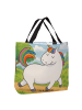 Mr. & Mrs. Panda Damen Schultertasche Einhorn Stolzieren Design ... in Weiß