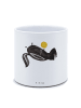 Mr. & Mrs. Panda Blumentopf Groß Stinktier Ball ohne Spruch in Weiß