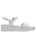 Tamaris WIDE FIT Sandalette in WHITE/SILVER