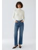 Oui Langarmshirt in gardenia
