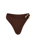 Moda Minx Bikinihose Irregular Hoop in Brown