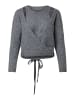 Pieces Strickteil in Medium Grey Melange