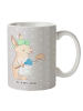 Mr. & Mrs. Panda Tasse Haushaltshilfe Herz ohne Spruch in Grau Pastell