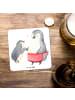 Mr. & Mrs. Panda Coaster Pinguin mit Kind ohne Spruch in Weiß