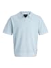 Jack & Jones Gestricktes Polo in Chambray Blue