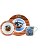 Playmobil 3-tlg Playmobil Frühstücksset Piraten - Teller, Schale und Tasse in Mehrfarbig