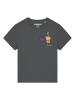 wat? Apparel T-Shirt Funny Cat in Grau
