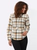 WITT WEIDEN Flanellbluse in camel-champagner-kariert