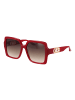 Trussardi Frauen Sonnenbrille Quadratisch Rot