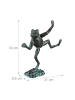 relaxdays Gartenfigur Frosch in Grün - Größe L