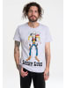 Logoshirt T-Shirt Lucky Luke in grau