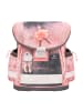 Belmil 4tlg-Set: Schulranzen Ballerina Black Pink in Rose – H36xB32xT19 cm