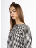 myMo ROCKS Damen Bluse in Schwarz Weiss