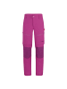 Trollkids Zipp-Off-Trekkinghose Slim Fit Nordfjord in fresh berry/graphite