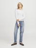 JJXX Langarm-T-Shirt in Bright White