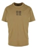 Urban Classics Urban Classics T-Shirts in khaki/black