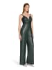 Vera Mont Jumpsuit mit Glanzeffekt in Dark Green/Grey