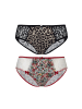 Vive Maria Panty-Set French Flower in leo allover/creme allover