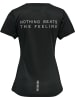 Newline Newline T-Shirt Women Statement Laufen Damen Schnelltrocknend in BLACK